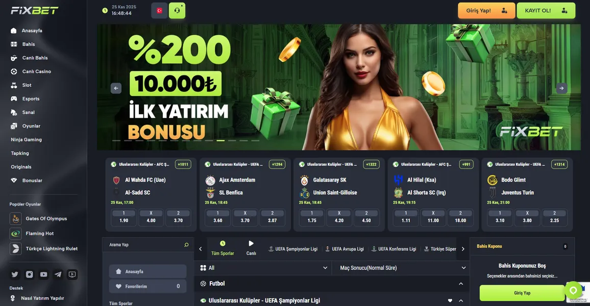 Fixbet Mobil Giriş